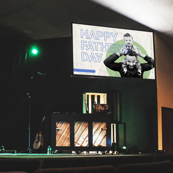 Happy Father's Day - Title Graphic - Church Media