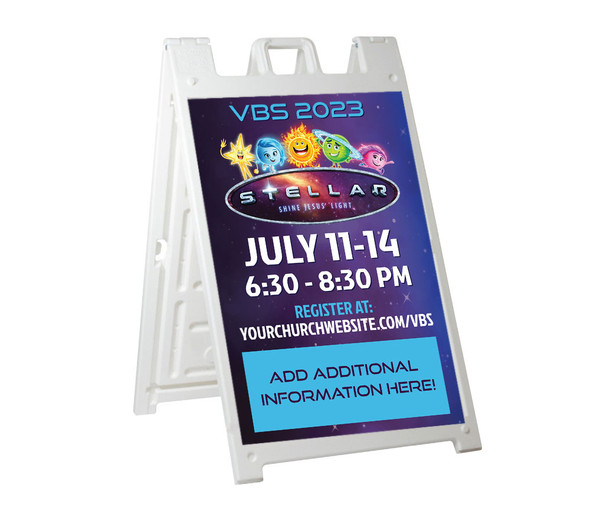 Deluxe A-Frame Sandwich Board Street Signs (24