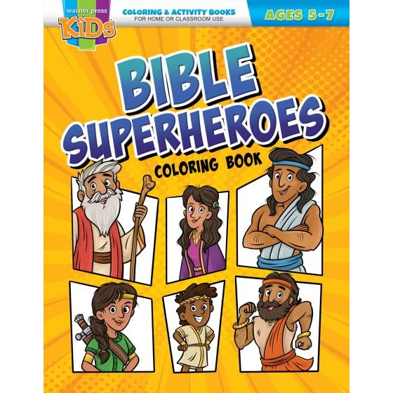 Bible Superheroes - Coloring Activity Book