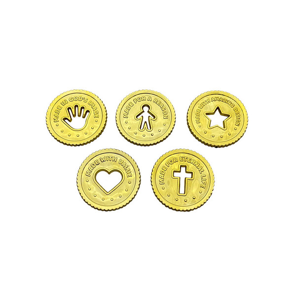 Daily Coin Set - Set of 5 - Pack of 50 - Zoomerang VBS 2022