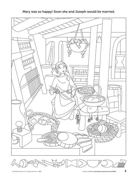 The Best Christmas Gift - Coloring Activity Book - Digital Download