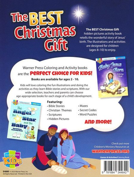 The Best Christmas Gift - Coloring Activity Book - Digital Download
