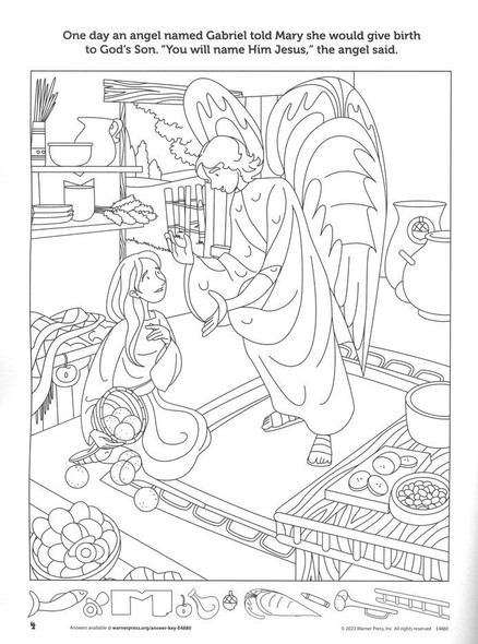 The Best Christmas Gift - Coloring Activity Book - Digital Download