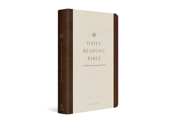 ESV Daily Reading Bible: A Guided Journey through God's Word - TruTone Brown (Case of 16)