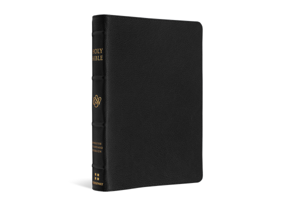 ESV Heirloom Bible, Alpha Edition - Goatskin, Black (Case of 12)