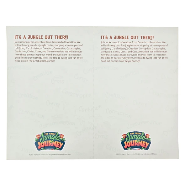 Bulletin Insert (Pack of 20) - Jungle Journey Answers VBS 2024