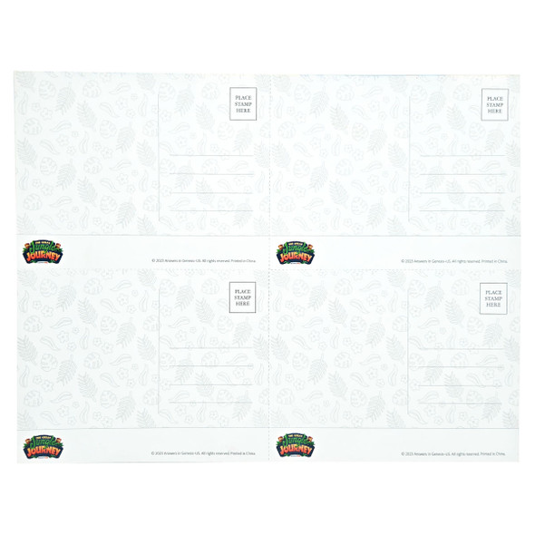 Postcard - Closing program invite (Pack of 40) - Jungle Journey Answers VBS 2024