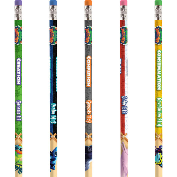 Pencils (Pack of 10) - Jungle Journey Answers VBS 2024