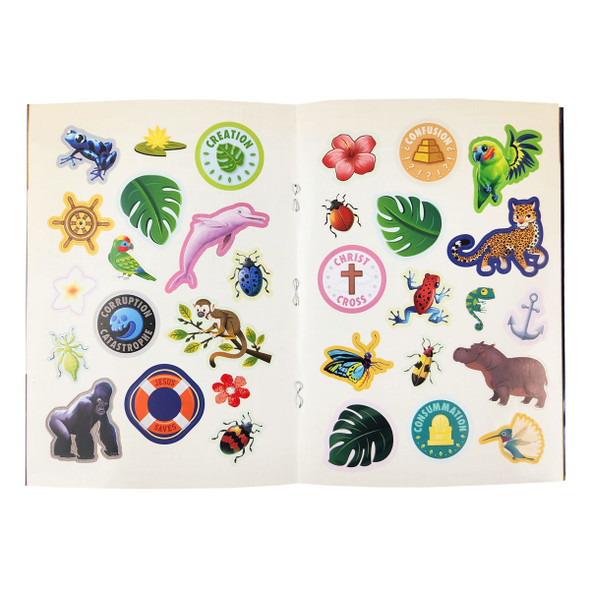 Adventure Guide Journal and stickers set (Primary / Junior) (Pack of 10) - Jungle Journey Answers VBS 2024