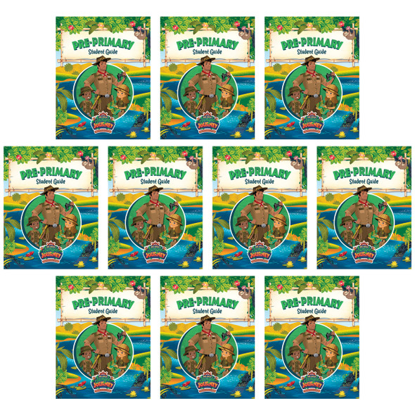 KJV Pre-Primary Student Guide (Pack of 10) - Jungle Journey Answers VBS 2024