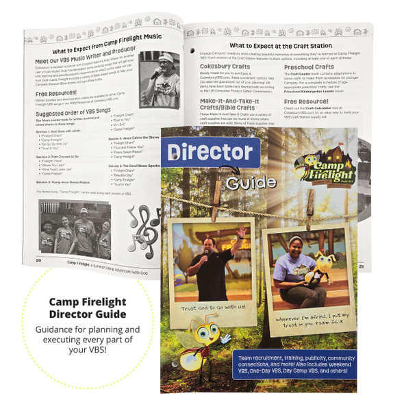 Director Guide - Camp Firelight VBS 2024 by Cokesbury