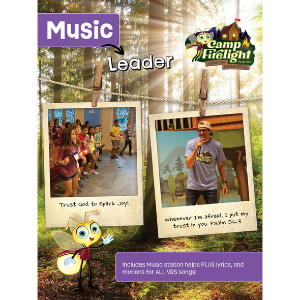 Music Video DVD Camp Firelight VBS 2024 by Cokesbury Concordia Supply