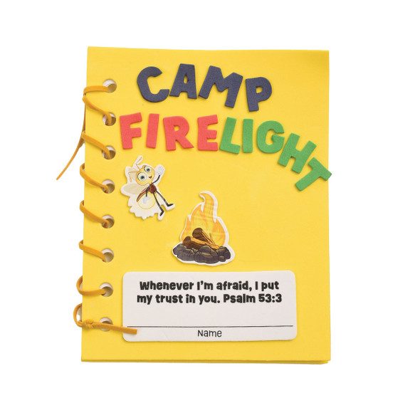 Camp Journal - Pack of 12 - Camp Firelight VBS 2024 by Cokesbury