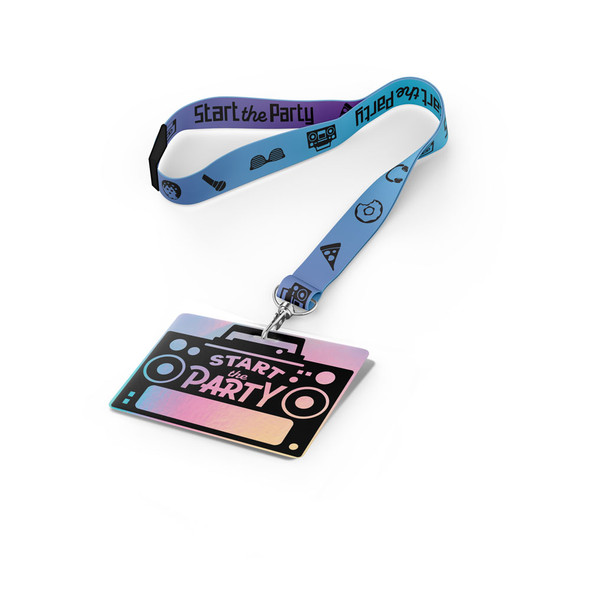 Lanyard & Name Tag Sets - Start the Party VBS 2024 by Orange