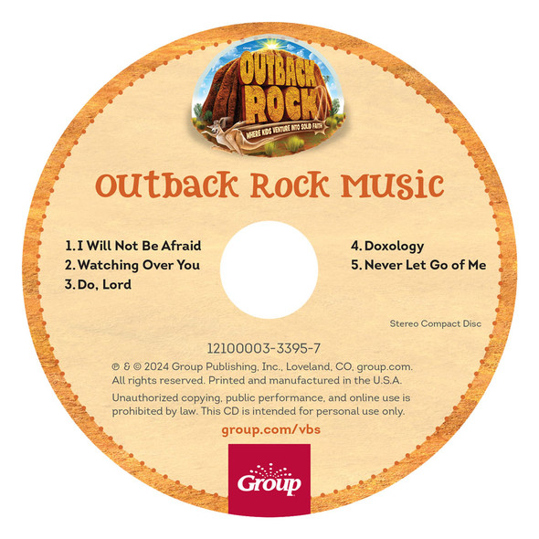Music CD - Outback Rock VBS 2024 by Group