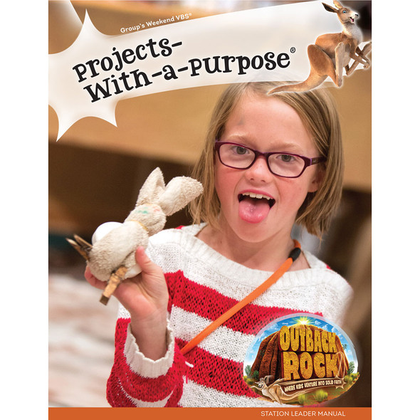 Projects-With-a-Purpose Leader Manual - Outback Rock VBS 2024 by Group