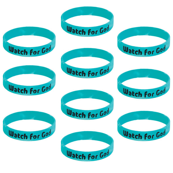 Watch for God Wristbands (pkg 10) - Scuba VBS 2024 by Group