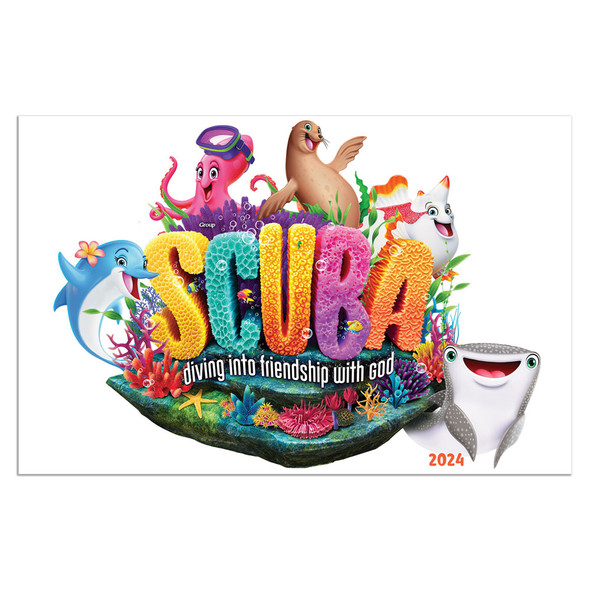 Iron-on Transfers (pack of 10) - Scuba VBS 2024 by Group