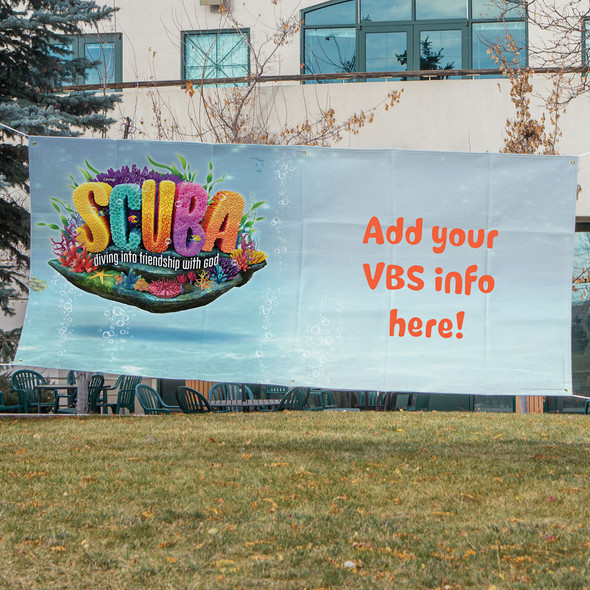 Scuba Outdoor Banner (Logo) - Scuba VBS 2024 by Group