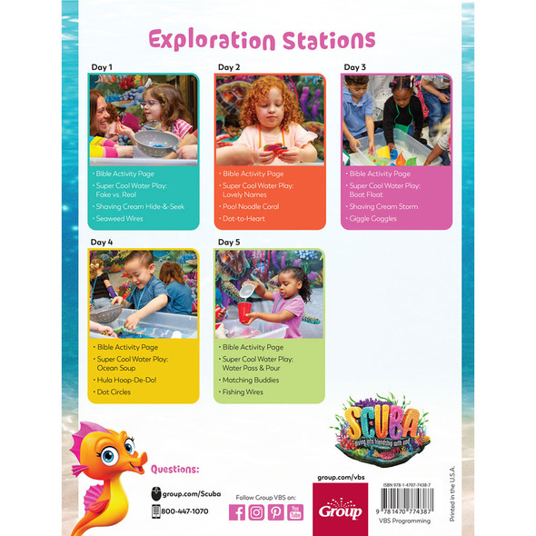 Tide Pool Preschool Exploration Stations Leader Manual - Scuba VBS 2024 by Group