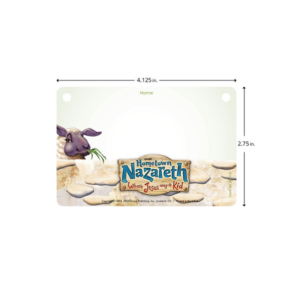 Name Badges  (pack of 10) - Hometown Nazareth VBS 2024 by Group