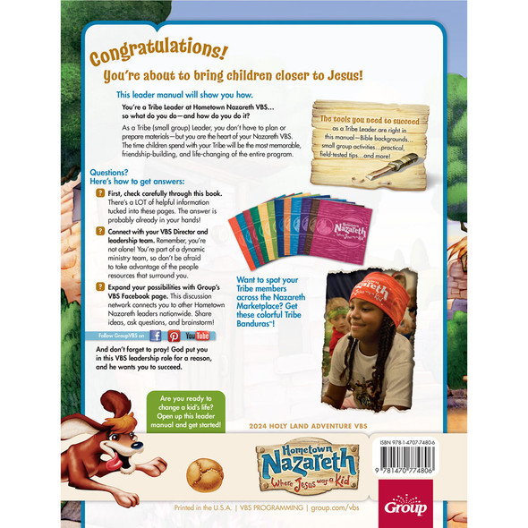 Hometown Huddle Leader Manual - Hometown Nazareth VBS 2024 by Group