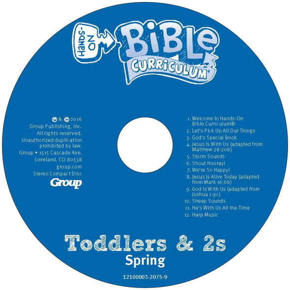 Spring 2024 Hands-On Bible Curriculum Toddlers & 2s CD