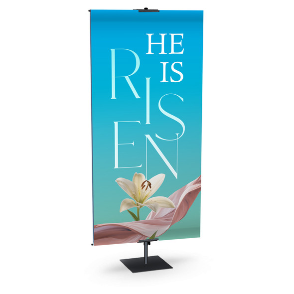 Church Banners - He Is Risen - Vivid Easter Glory