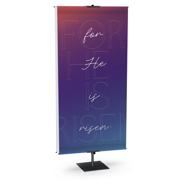 Church Banners - For He Is Risen - Vivid Easter Glory