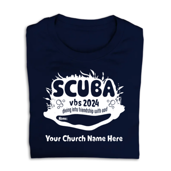 Easy Custom VBS T-Shirt - One Color Design - Scuba VBS - VSCU011