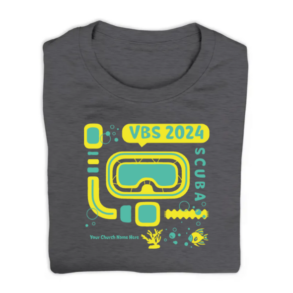 Easy Custom VBS T-Shirt - Two Color Design - Scuba VBS - VSCU030