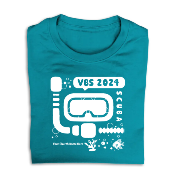 Easy Custom VBS T-Shirt - One Color Design - Scuba VBS - VSCU031