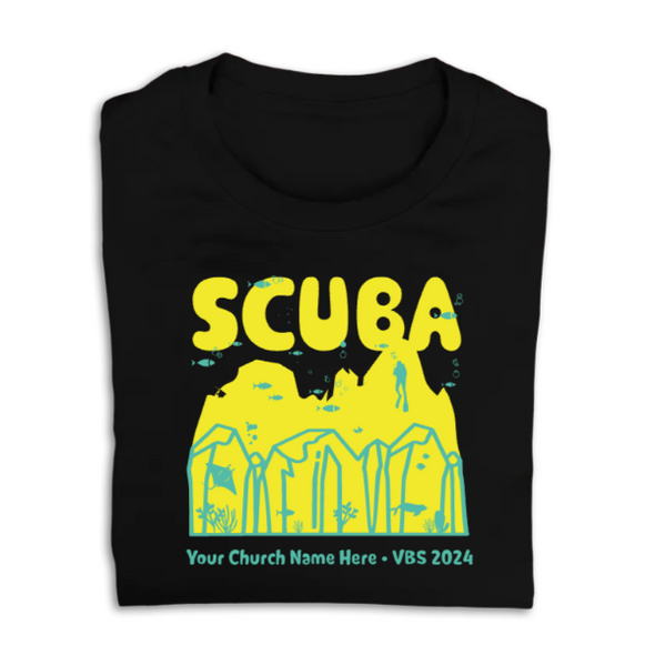 Easy Custom VBS T-Shirt - Two Color Design - Scuba VBS - VSCU040