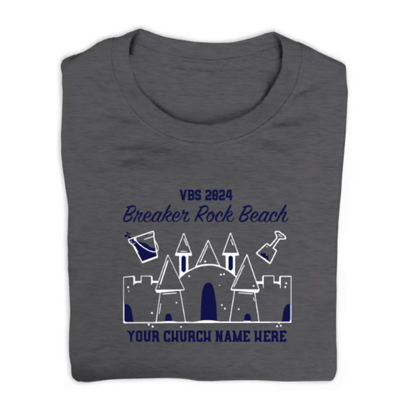 Easy Custom VBS T-Shirt - Two Color Design - Breaker Rock VBS - VBRB040