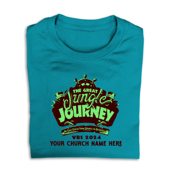 Easy Custom VBS T-Shirt - Two Color Design - Great Jungle Journey VBS - VGJJ020