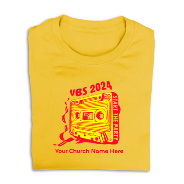 Easy Custom VBS T-Shirt - Two Color Design - Start the Party VBS - VSTP020