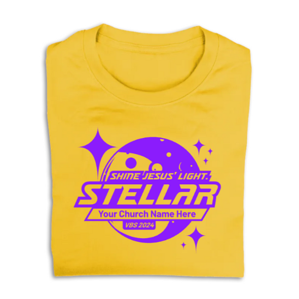 Easy Custom VBS T-Shirt - One Color Design - Stellar VBS - VSTE0131