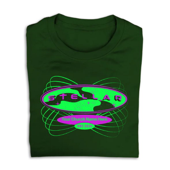 Easy Custom VBS T-Shirt - Two Color Design - Stellar VBS - VSTE0110