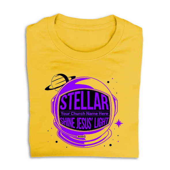 Easy Custom VBS T-Shirt - Two Color Design - Stellar VBS - VSTE0210