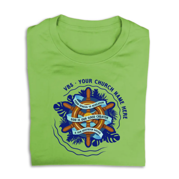 Easy Custom VBS T-Shirt - Full Color Design - Great Jungle Journey VBS - VGJJ055