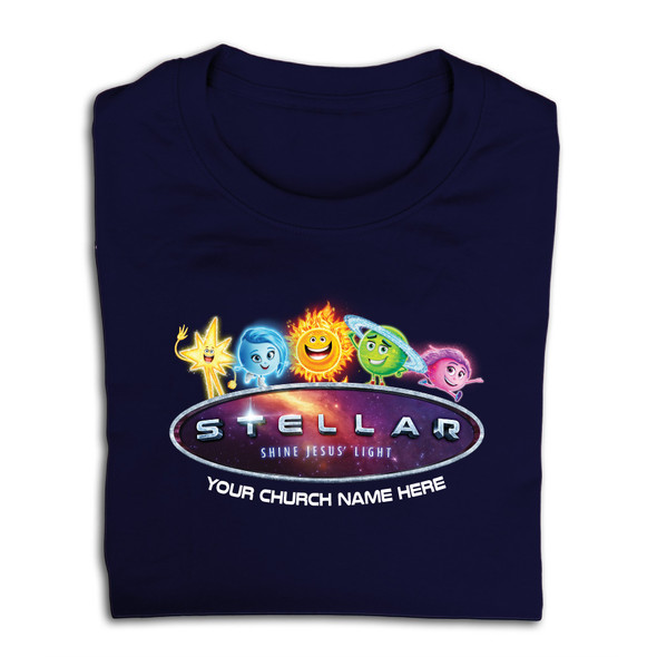 Easy Custom VBS T-Shirt - Full Color Design - Stellar VBS - VSTE0441