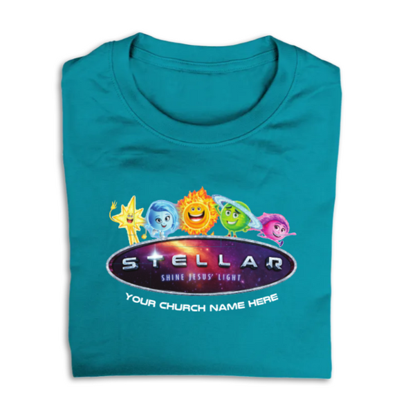 Easy Custom VBS T-Shirt - Full Color Design - Stellar VBS - VSTE0441