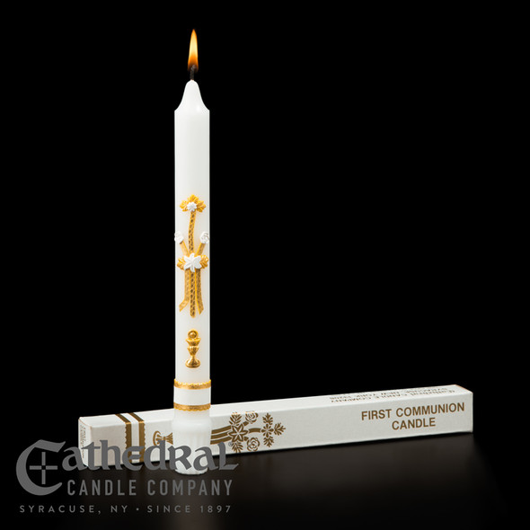 First Holy Communion Candles (Pack of 6) - 23/32" x 11"