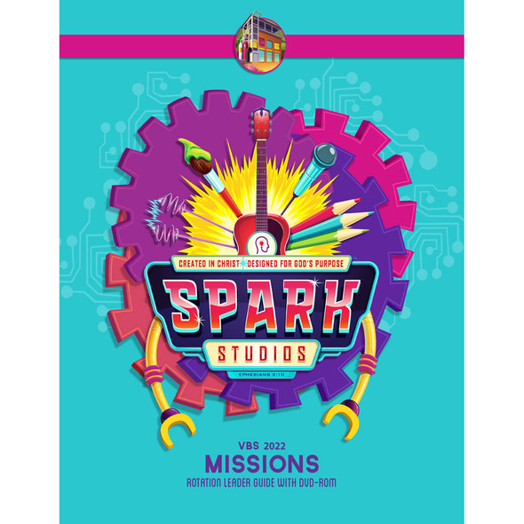 Missions Rotation Leader Guide w/ DVD - Spark Studios VBS 2022 by Lifeway