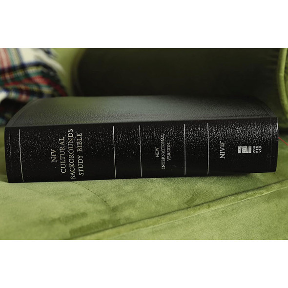 NIV Cultural Backgrounds Study Bible, Bonded Leather, Black - (Case of 8)
