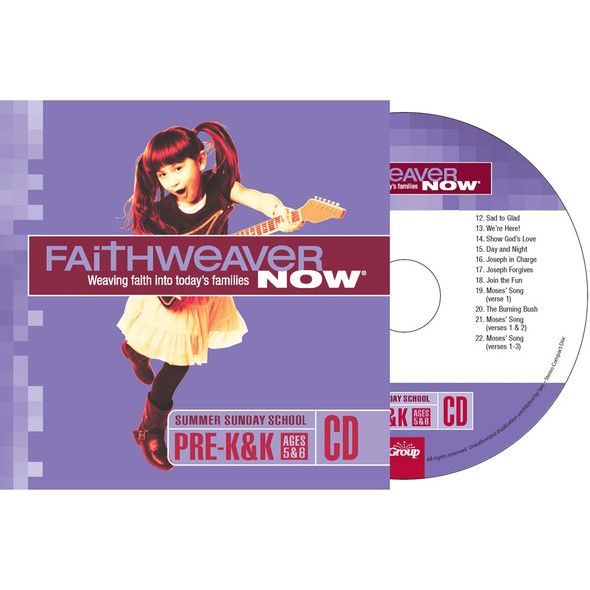 Summer 2024 FaithWeaver NOW Pre-K&K CD