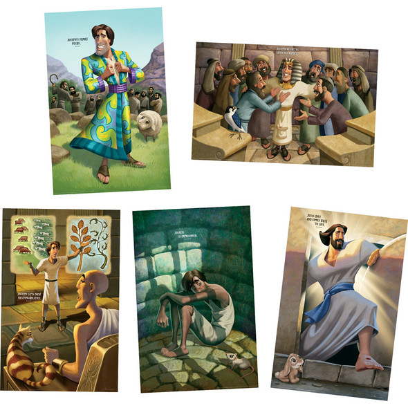 Bible Story Posters - Set of 5 - 22" x 34" - Monumental VBS 2022 by Group