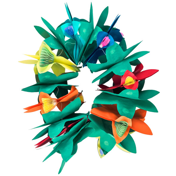 Tissue Flower Garland (9 Foot) Tropical Trek VBS 