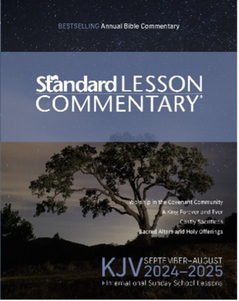 KJV Standard Lesson Commentary - Large Print Softcover - 2024-2025