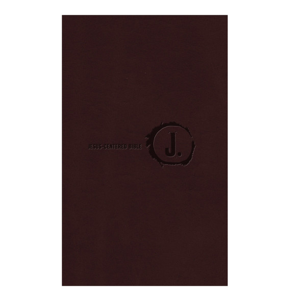 Jesus-Centered Bible NLT, Dark Brown